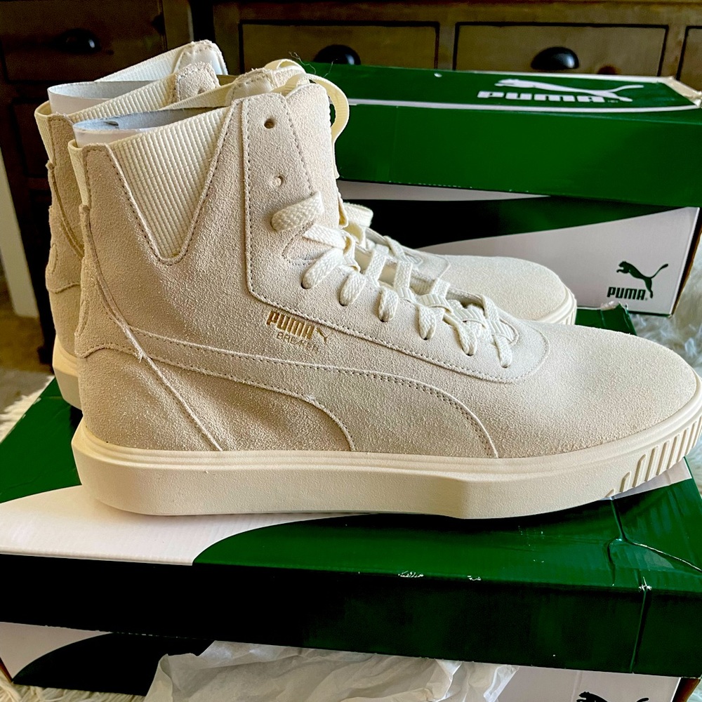 Puma Breaker Hi Men’s whisper white shoe Size 13!